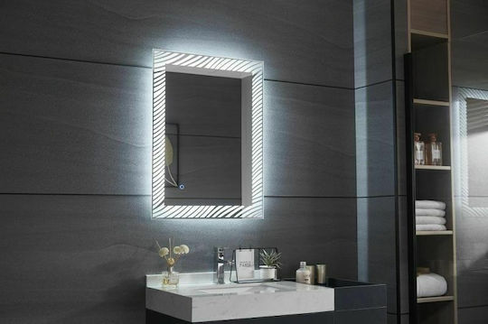 Gloria Grilia 77-0113 Ορθογώνιος Led Αφής 60x80cm