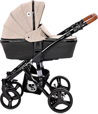 Lorelli Rimini 3 in 1 Adjustable 3 in 1 Baby Stroller Suitable for Newborn String & Black 10021052166