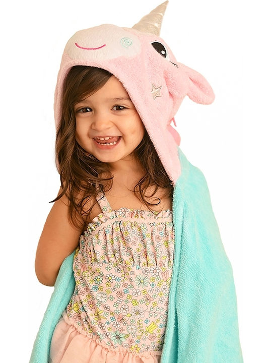 Zoocchini Baby Hooded Towel Allie The Alicorn Light Blue 127x55cm