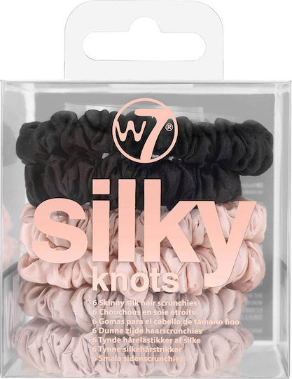 W7 Cosmetics Elastice De Păr Silky Knots 6 Bucăți