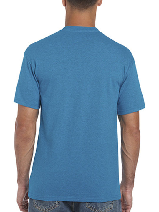 Gildan Werbe-T-Shirt in Blau Farbe