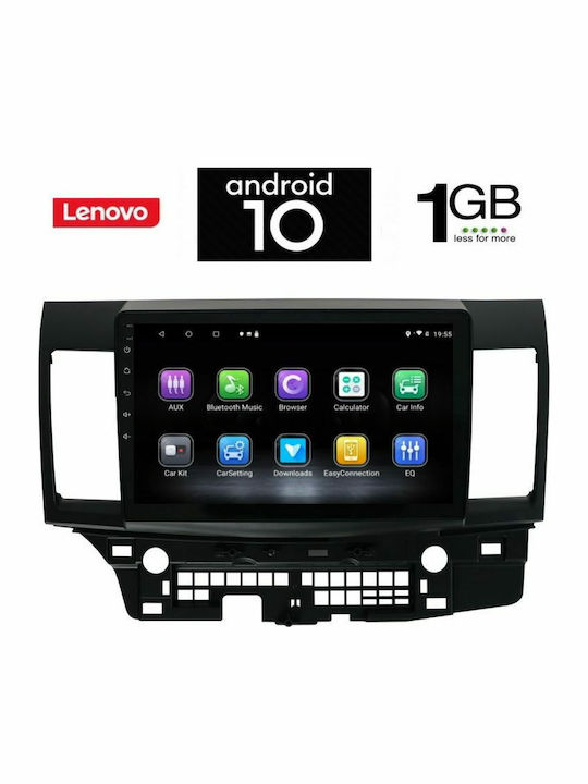 Lenovo IQ-AN X5854 Ηχοσύστημα Αυτοκινήτου για Mitsubishi Lancer (Bluetooth/USB/AUX/WiFi/GPS) με Οθόνη Αφής 10.1"