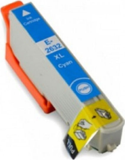 TFO Συμβατό Μελάνι Εκτυπωτή InkJet Epson 26XL C13T263240 700 Σελίδων 10ml Κυανό 1τμχ