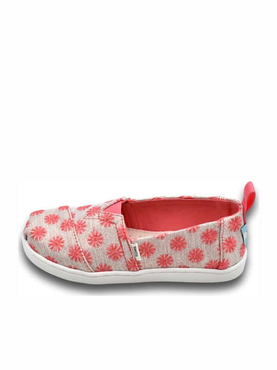 Kids Espradrilles Slip-On Orange Alpargata Coral