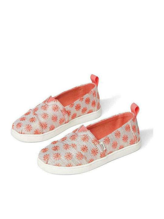 Kids Espradrilles Slip-On Orange Alpargata Coral