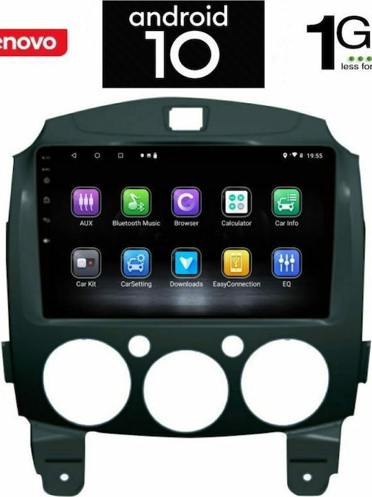 Lenovo Car-Audiosystem für Mazda 2 2007-2014 (Bluetooth/USB/AUX/WiFi/GPS) mit Touchscreen 9" IQ-AN X5830_GPS