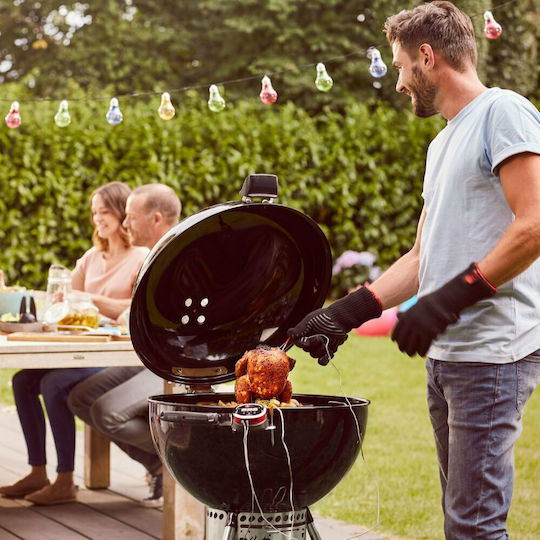 Weber Master Touch SE E-5775 Stainless steel Charcoal Grill Kettle with Lid and Thermometer 57cmx57cm