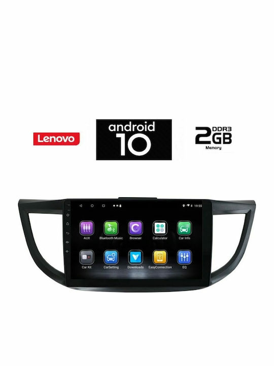Lenovo Car-Audiosystem für Honda CR-V (Compact Recreational Vehicle) (Bluetooth/USB/AUX/WiFi/GPS) mit Touchscreen 10.1" IQ-AN X6778_GPS