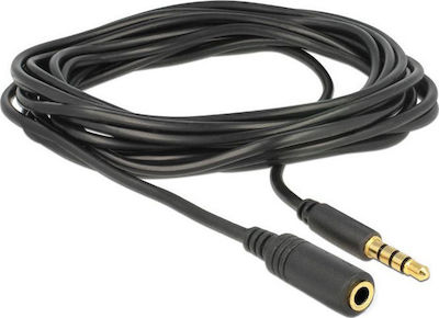 DeLock 3.5mm male - 3.5mm female Cable Black 3m (84668)