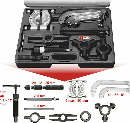 Ks Tools Universal Куфарче с 22 инструменти