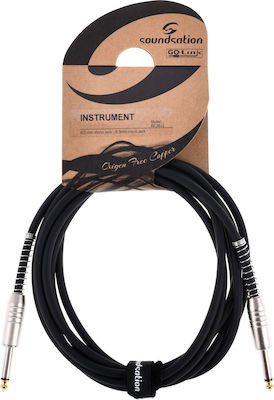 Soundsation Go-Link Instrument Cable 6.3mm male - 6.3mm male 3 Cable 6.3mm male - 6.3mm male 6m (BICMJJ-6BK)