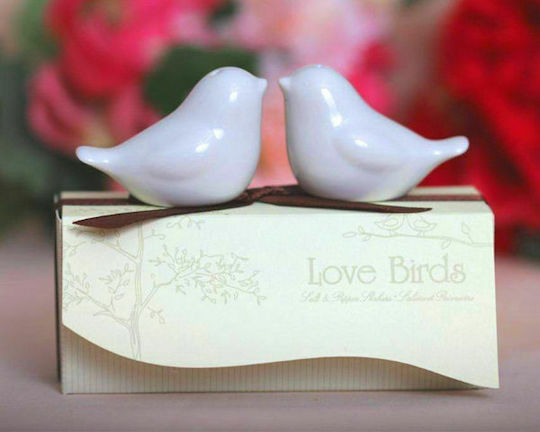 Gadget Master Salz- und Pfeffer-Set Love birds Salz- und Pfefferset Keramik 2Stück Gadget Master Salz- und Pfeffer-Set Love birds Salz- und Pfefferset Keramik 2Stück