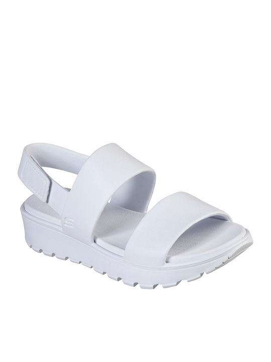 Breezy Feels Women's Flat Sandals Sporty White