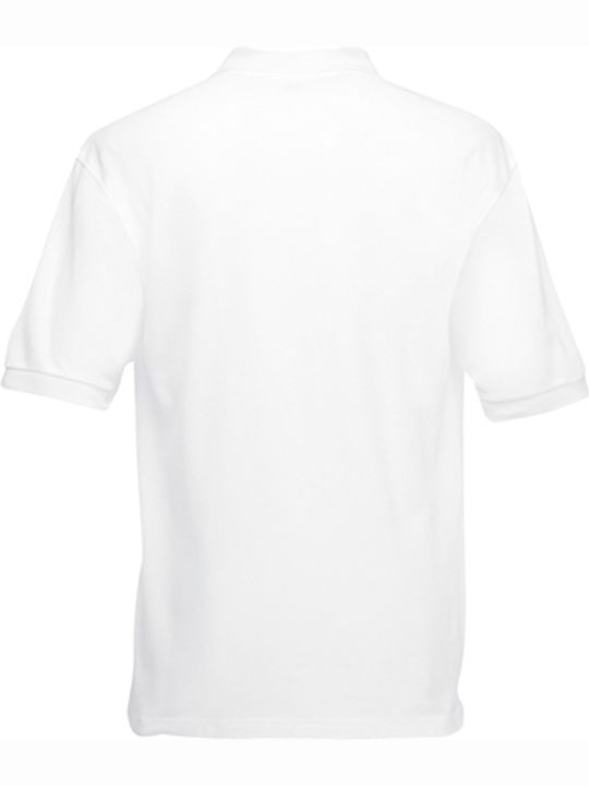 Fruit of the Loom Premium Ανδρικό Διαφημιστικό T-shirt Κοντομάνικο σε Λευκό Χρώμα
