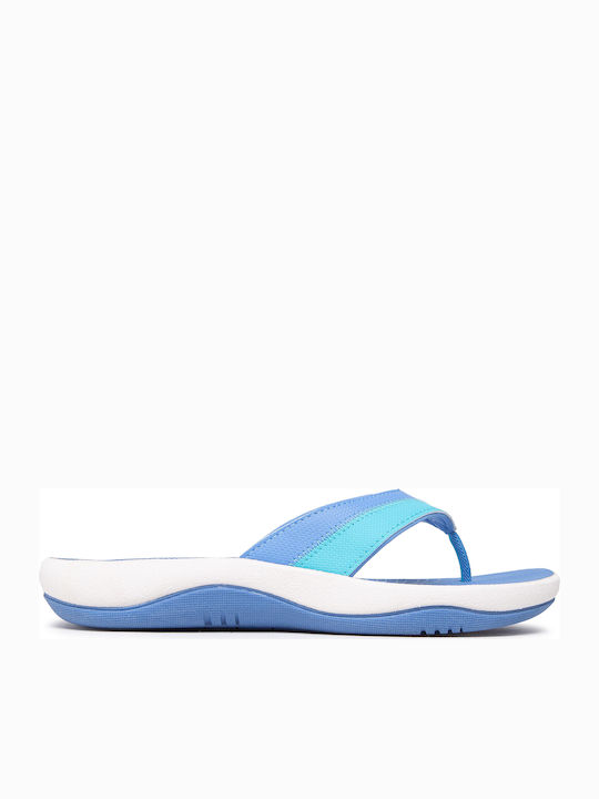 Clarks Sunmaze Surf Women's Flip Flops Blue 26160339