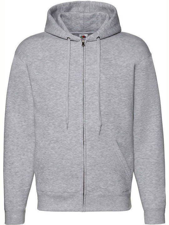 Fruit of the Loom Werbe-Hoodie Heather grey