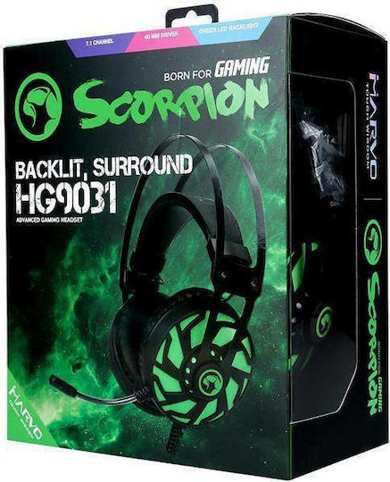 Marvo HG9031 Over Ear Gaming Headset με σύνδεση USB