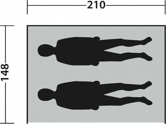 Outwell Formby 2 Ατόμων Λευκή
