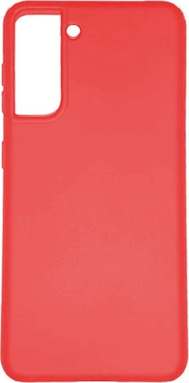 Forcell Soft Back Cover Σιλικόνης Κόκκινο (Galaxy S21 5G)