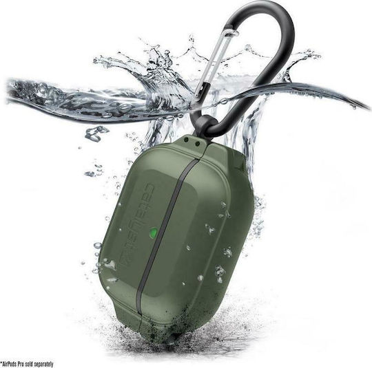 Catalyst Total Protection Hülle Silikon mit Haken Army Green für Apple AirPods Pro