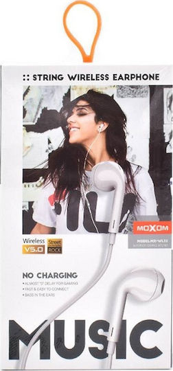 Moxom MX-WL32 Earbuds Handsfree with Lightning Connector White