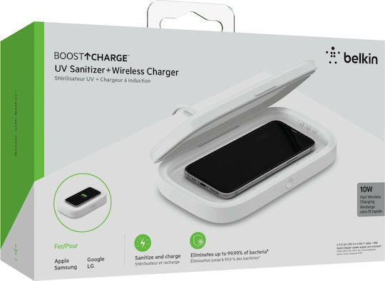 Belkin Kabelloses Ladegerät (Qi Pad) 10W Weißs (WIZ011vfWH)