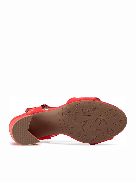 Sandalen Rot