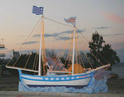 Weihnachtsboot 700x500cm