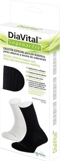 Herbi Feet Diavital Regenactiv Classic Below Knee Socks Calf High Black