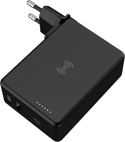 Havit Безжичен Заряден Уред с 2 USB-A Изходни Порта 5W Черен (H147)