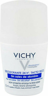 Vichy Dry Touch Αποσμητικό 24h σε Roll-On Χωρίς Αλουμίνιο 50ml