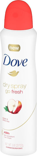 Dove Go Fresh Apple & White Tea Deodorant 48h sub formă de Spray 150ml