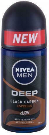 Nivea Men Deep Black Carbon Espresso 48h Anti-perspirant 48h Deodorant Roll-On 50ml