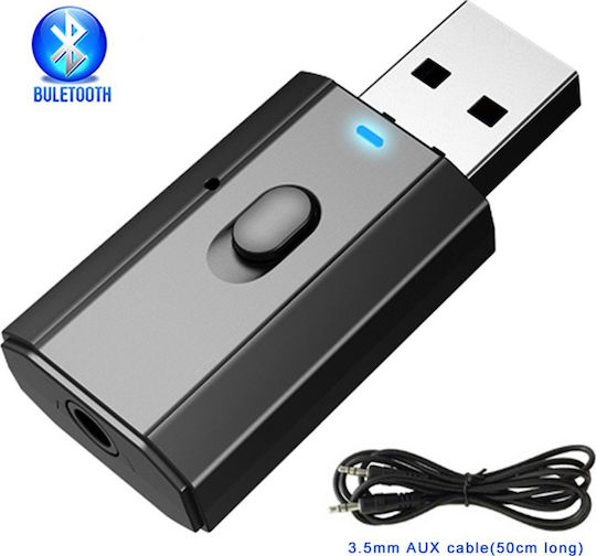 Powertech Bluetooth Receiver / Transmitter με θύρα εξόδου USB
