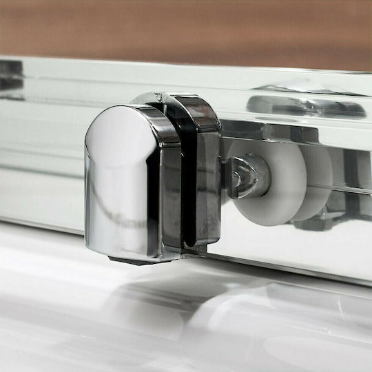 Axis Corner Entry Καμπίνα Ντουζιέρας με Συρόμενη Πόρτα Clean Glass