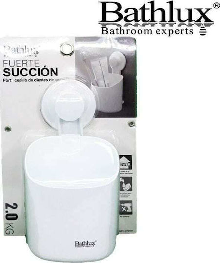 Wall Mounted Cup Holder 87001BRX45 White with Suction Cup