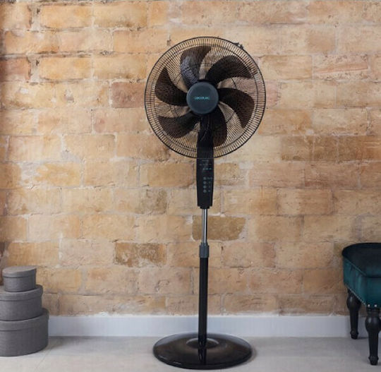 Cecotec Energysilence 610 Maxflow Control Ventilator Pe Piedestal 70W Diametru 45cm Cu Telecomandă Negru