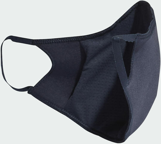 adidas Protective Mask Fabric Medium Black HF7046 3pcs