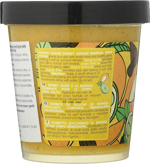 Organic Shop Body Desserts Scrub Body Mango Sugar Sorbet 450ml
