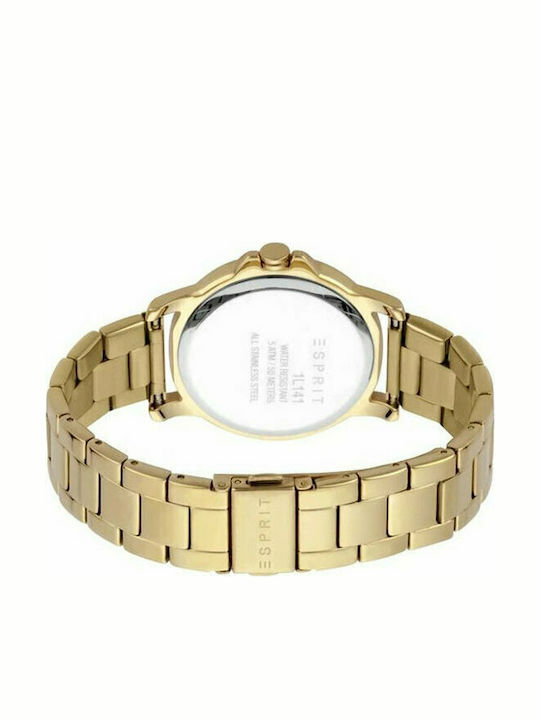 Esprit Women's Watch Battery with Gold Stainless Steel Bracelet