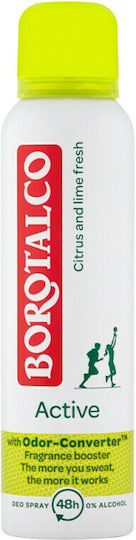 Borotalco Active Citrus & Lime Fresh 48h Deo Αποσμητικό 48h σε Spray 150ml