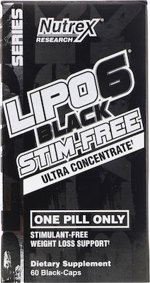 Nutrex Lipo 6 Black Stim-Free Ultra Concentrate 60 капси