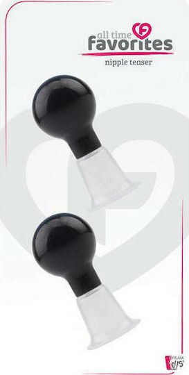 Dream Toys All Time Favorites Nipple Teaser Αναρροφητής Θηλών Black 2τμχ