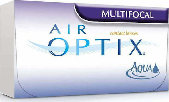 Air Optix Multifocal 6 Μηνιαίοι Πολυεστιακοί Φακοί Επαφής Σιλικόνης Υδρογέλης