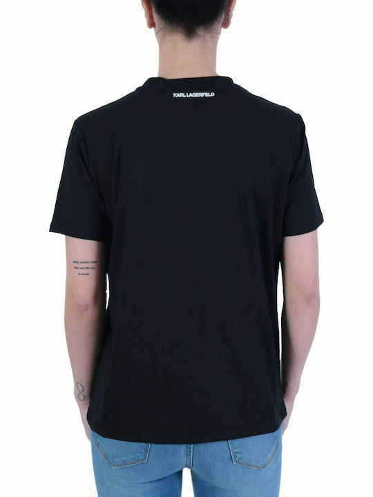 Karl Lagerfeld Damen T-shirt Schwarz