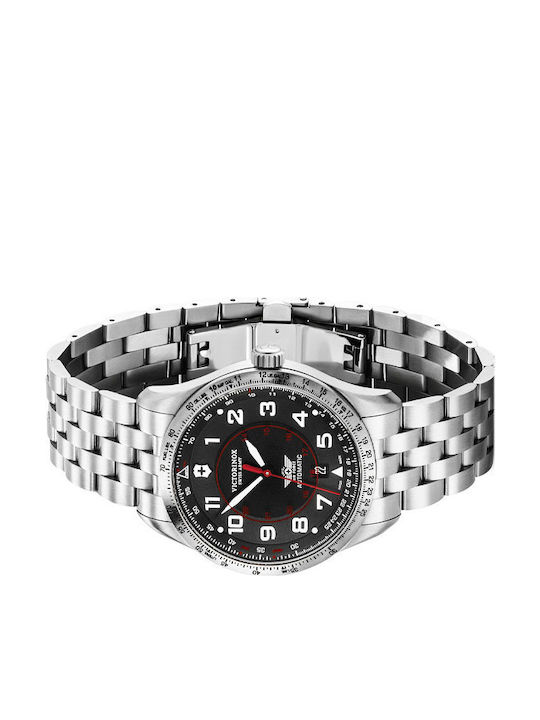 Victorinox Airboss Ρολόι Αυτόματο με Μεταλλικό Μπρασελέ