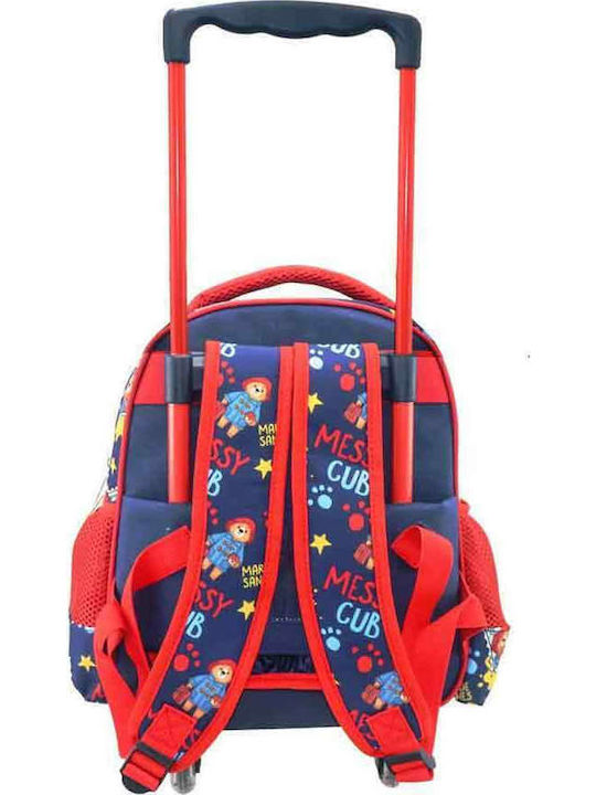 Diakakis Paddington School Bag Trolley Kindergarten in Blue color 8lt