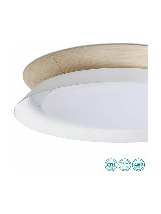 Faro Barcelona Tender Modern Metal Ceiling Light with Integrated LED White