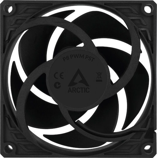 Arctic P8 PWM PST Case Fan 80mm 3000rpm 23.4cfm Without LED Lighting and 4-Pin Molex / 4-Pin Connection