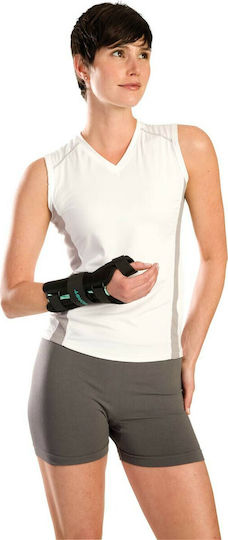 Aircast Α2 Wrist Brace with Thumb Wrist Splint 20cm with Thumb Left Side Black